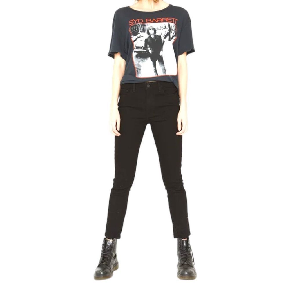 FREE PEOPLE SR vs Sandrine Rose Black Jeans-11